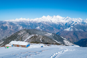 Lonely hut in Langtang, Nepal