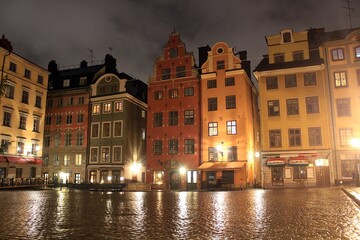 Obraz premium Stortorget, Gamla Stan, Stockholm.