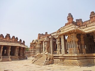 Obraz premium hampi unesco world heritage site,karnataka