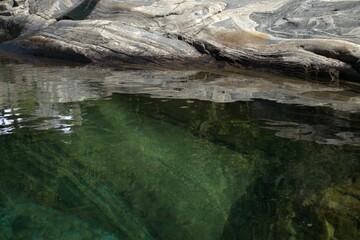 Farbenspiel im Fluss