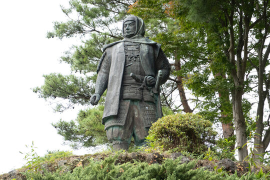 大型・額装】上杉謙信 謙信公 肖像画 自画像 大型74㎝ - メルカリ
