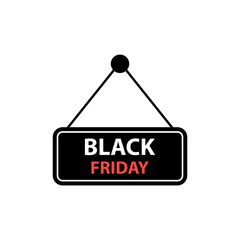 Black friday icon. sale banner, advertising