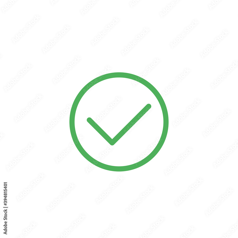 Poster checkmark icon. check list button icon.vector icon, symbol for website design, app.