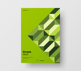 Abstract corporate identity report cover. Geometric vector business presentation design layout. Amazing company illustration brochure template.