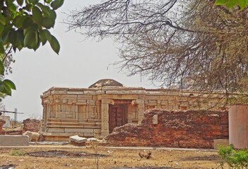 Fototapeta na wymiar hampi unesco world heritage site,karnataka