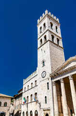 Fototapeta na wymiar Torre del Popolo in Assisi - Umbria, Italy