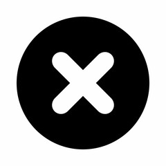 Obraz premium Wrong marks, Cross marks, Rejected, Disapproved, No, False, Not Ok, Wrong Choices, Task Completion, Voting. - vector mark symbols. White outline design. Isolated icon.