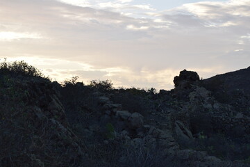 sunset where the sky has a life of its own