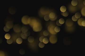 Obraz premium gold bokeh background for christmas greeting card