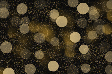 gold bokeh  background for christmas greeting card