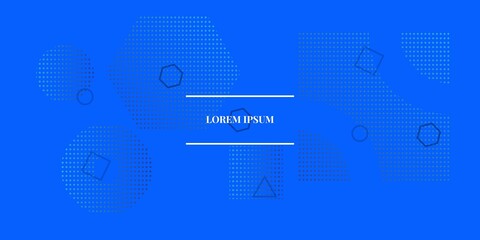 Minimal geometric background. Dynamic shapes composition. Eps10 vector.