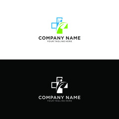 Health Care Vector Logo Template. Medical health-care logo design template.