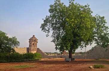 Fototapeta na wymiar Group of Monuments at Hampi - UNESCO World Heritage,karnataka