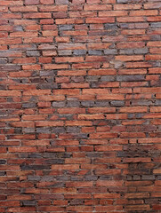 old vintage red brick wall Background, texture