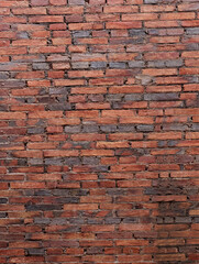 old vintage red brick wall Background, texture