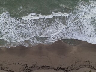 waves on the beach