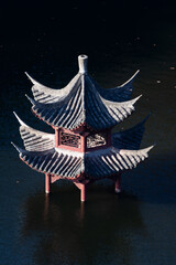 Late, autumn, scenery, of, Qingliangzhai, Scenic, Area, in, Wuhan, Hubei