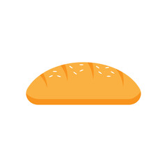 Bread icon design isolated on white background. vector illustration