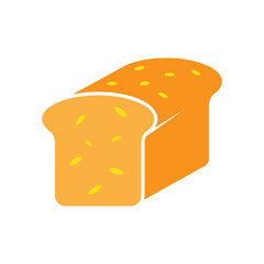 Bread icon design isolated on white background. vector illustration