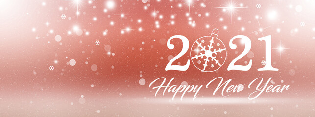 Happy New Year Background. Start in 2021. 3D illustration