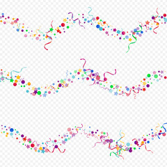 Bright Star Festive Vector Panoramic Transparent 