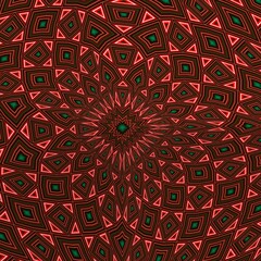 colorful mosaic with symmetrical patterns. abstract background.