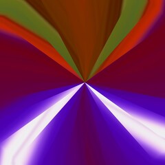 multi-colored stripes emanating from the center 