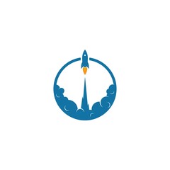 rocket logo icon vector template