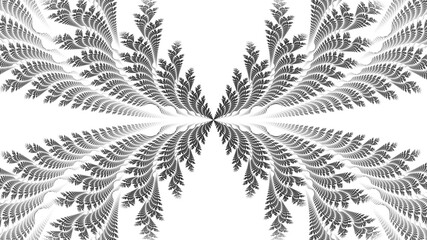 3D illustration of abstract fractal for creative design