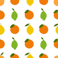 Fresh Grapefruit, Lemon, Lime and Orange. 