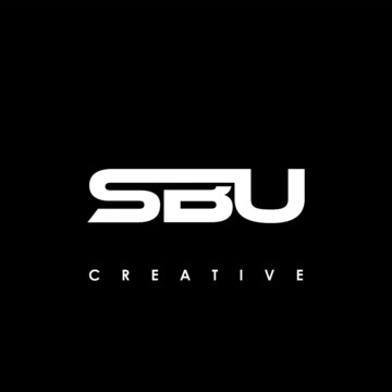 SBU Letter Initial Logo Design Template Vector Illustration	
