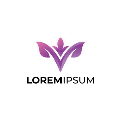 letter V logo design