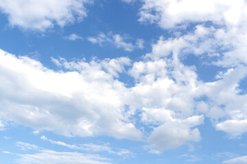 blue sky with clouds