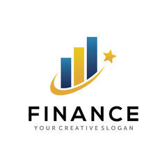 Finance Logo. Business and Accounting Logo design vector template