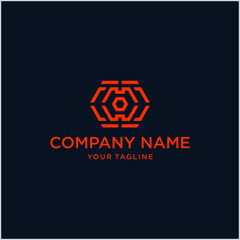 abstract lettering symbol design logo