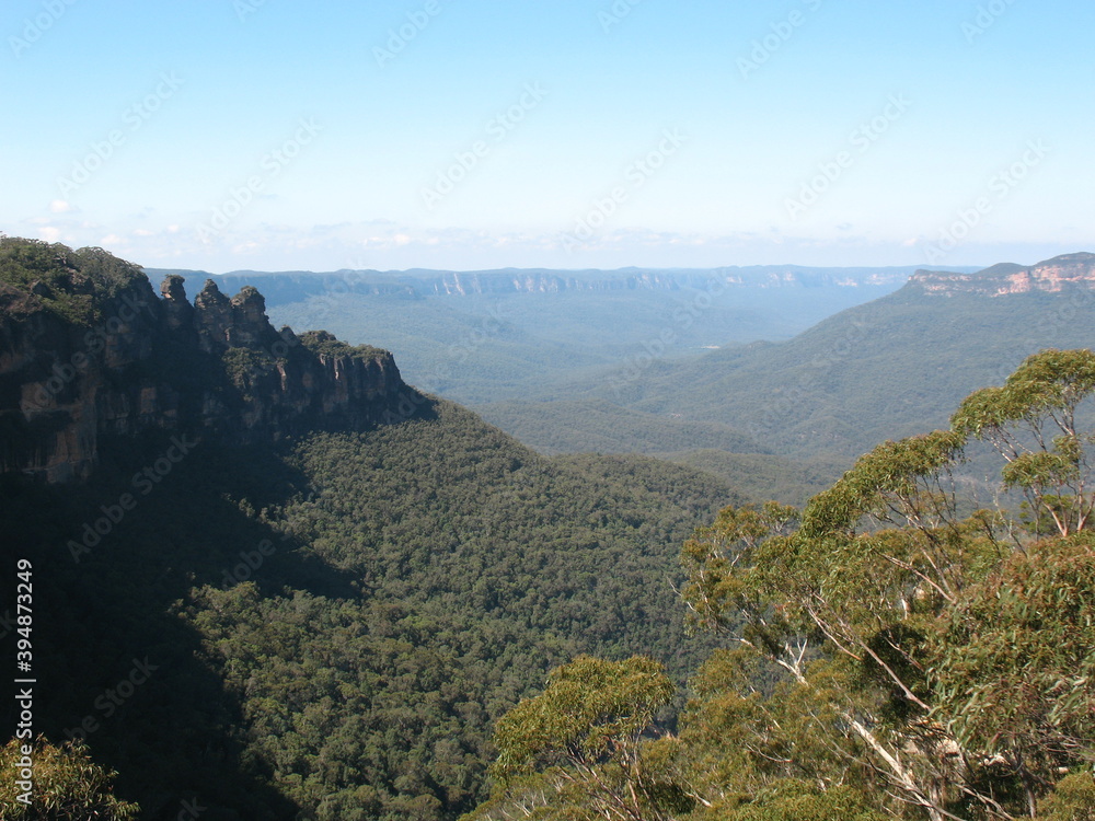 Wall mural Blue Mountains in Australia