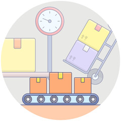 Conveyor Belt Parcel 