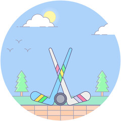 Golf Game Vector 