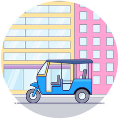 Tuk Tuk Vector 