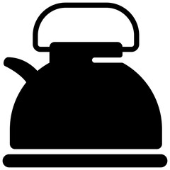 Teapot Glyph Vector 