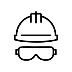 safety icon isolated on white background from labor day collection. safety icon trendy and modern safety symbol for logo, web, app, UI. safety icon simple sign. 