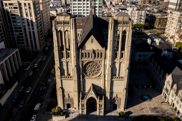 Naklejka premium San Francisco Landmark from Above