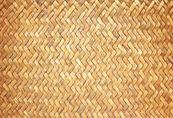 Handmade Bamboo Woven Texture.