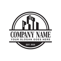 Naklejka premium Construction Vector , Real Estate Logo