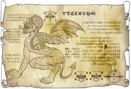 ファンタジー-魔法の巻物