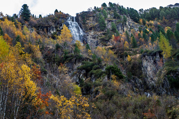 Bliggbach-Wasserfall, Kaunertal, Tirol, Österreich