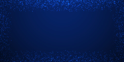 Magic stars sparse Christmas background. Subtle fl
