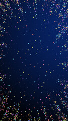 Festive decent confetti. Celebration stars. Colorf