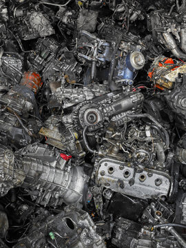 Car engines for recycling
