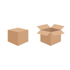 box icon flat style